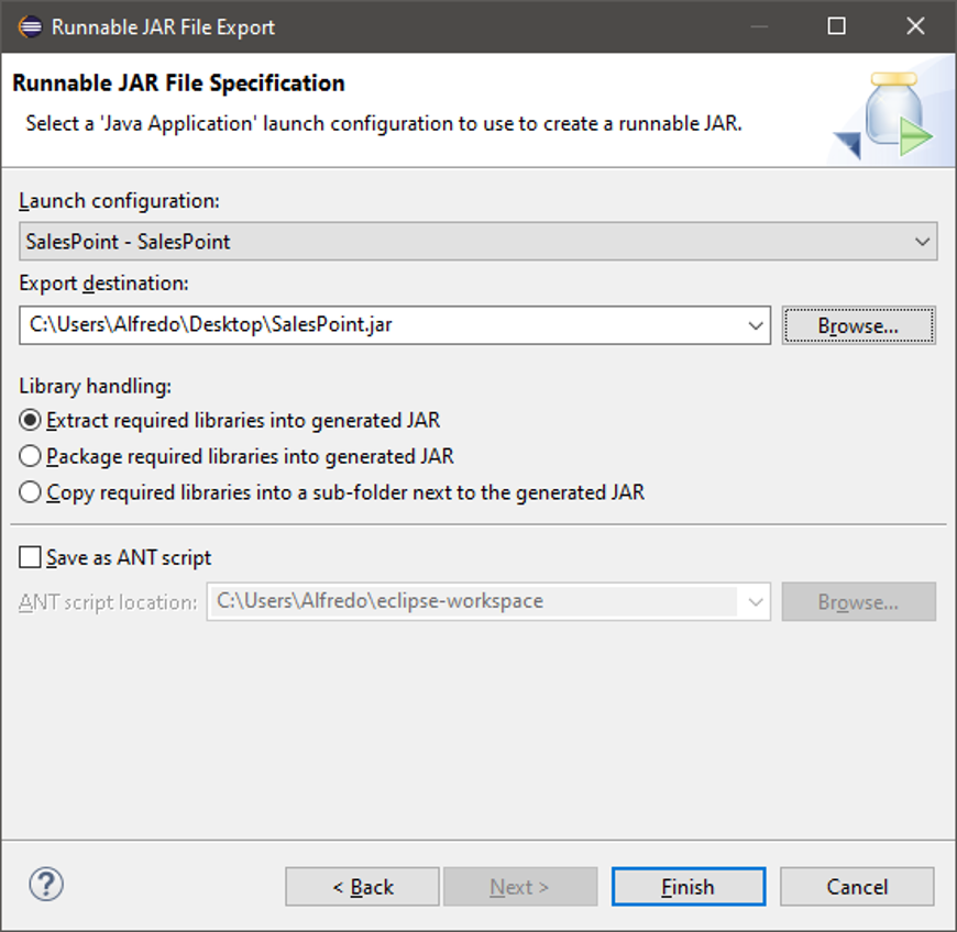Punto de venta en Java en Windows y el Linux.
