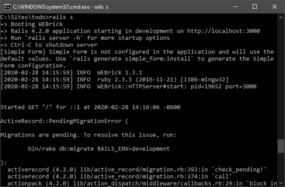 Ruby on Rails